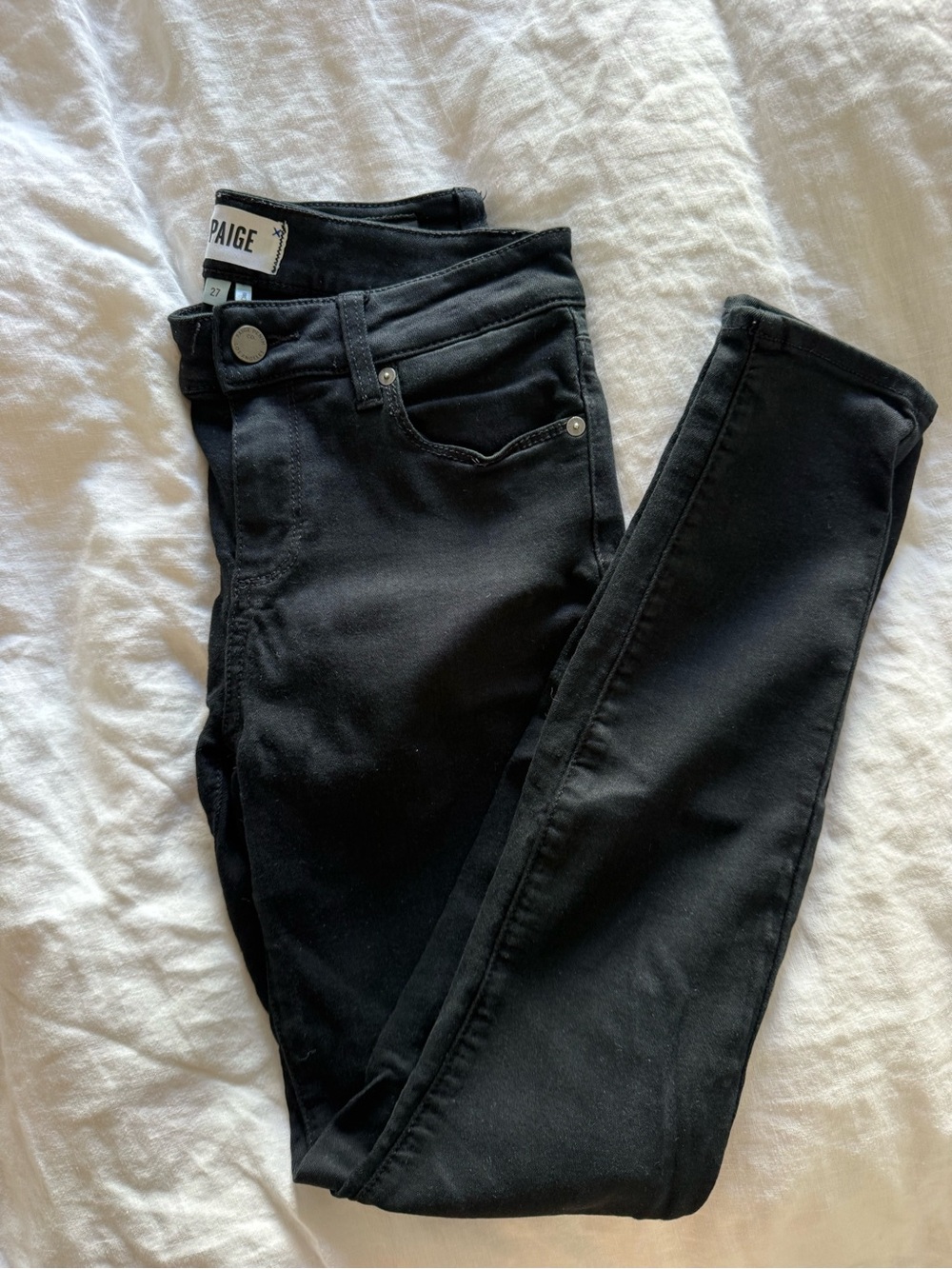 PAIGE Black Verdugo Ultra Skinny Jeans 27